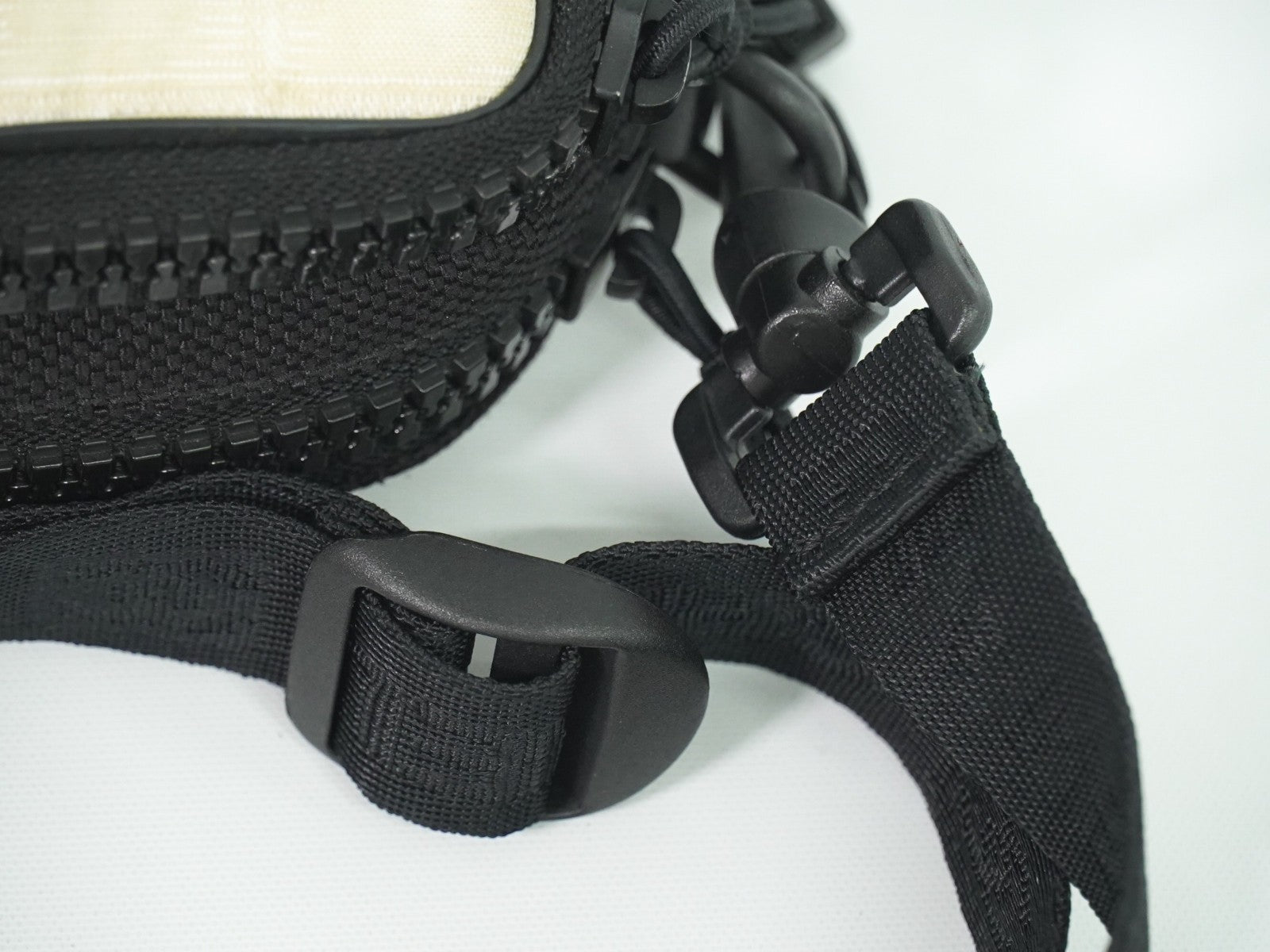 Chanel Sport Line Crossbody Bag Coated Canvas, BEIGE, CANVAS, Crossbody bag