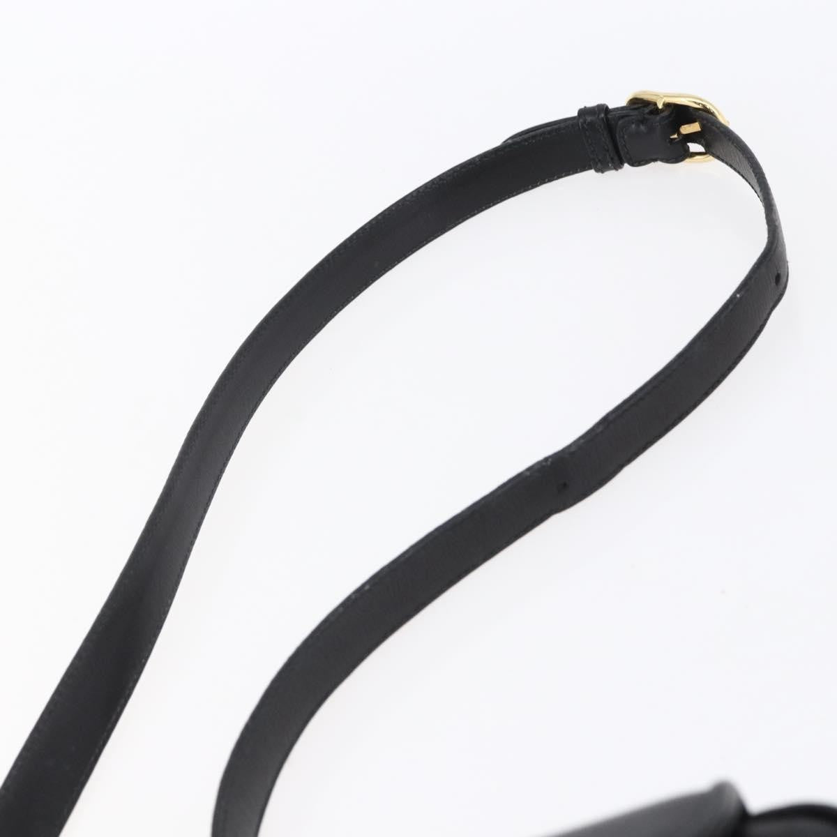 Gucci Vintage Shoulder Bag Leather, BLACK, LEATHER, Shoulder bag