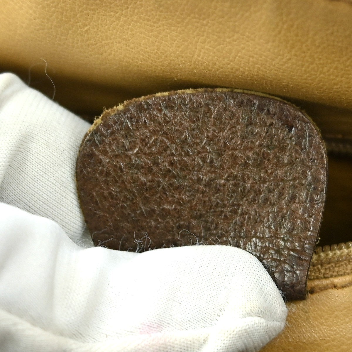 Gucci Vintage Handbag Canvas, BEIGE, CANVAS, Handbag