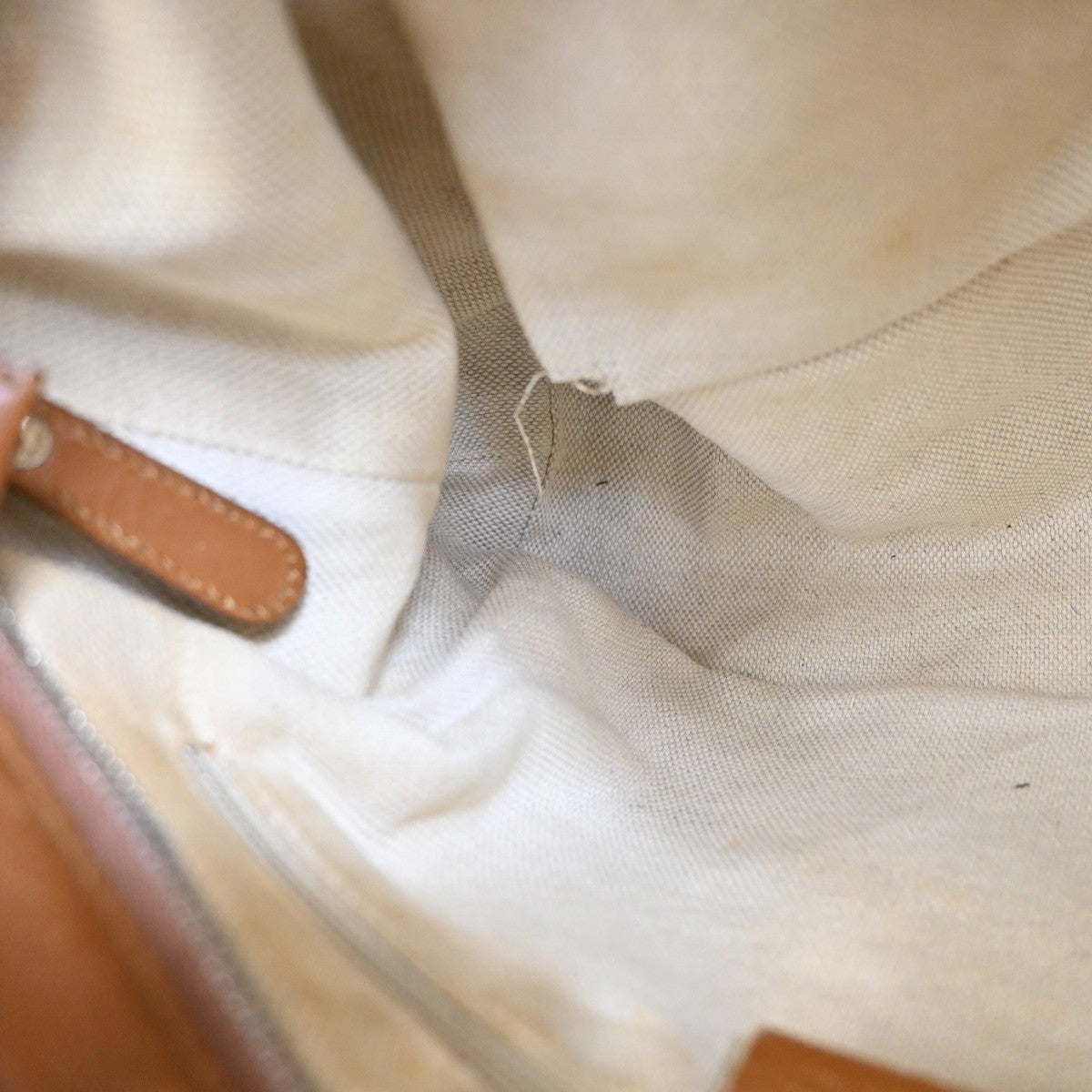 Gucci Web Loop Shoulder Bag GG Canvas, BROWN, CANVAS, Shoulder bag