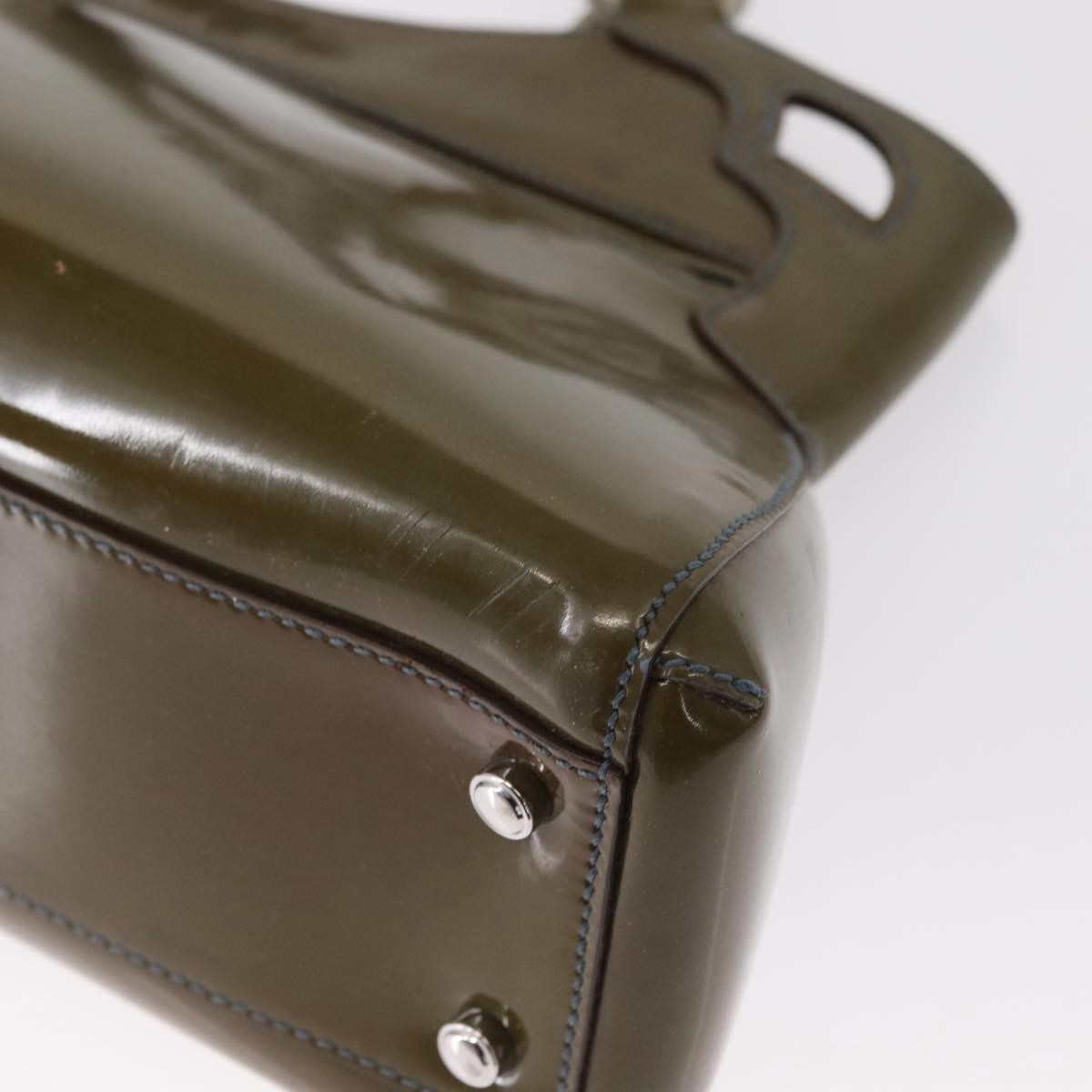 cartier Marcello Handbag Patent leather, KHAKI, PATENT_LEATHER, Handbag