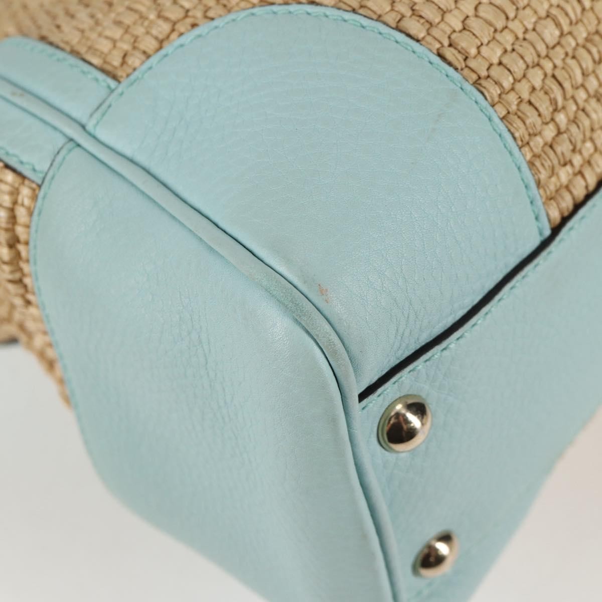 Gucci Bamboo Shopper Tote Straw, BEIGE, WICKER, Tote bag