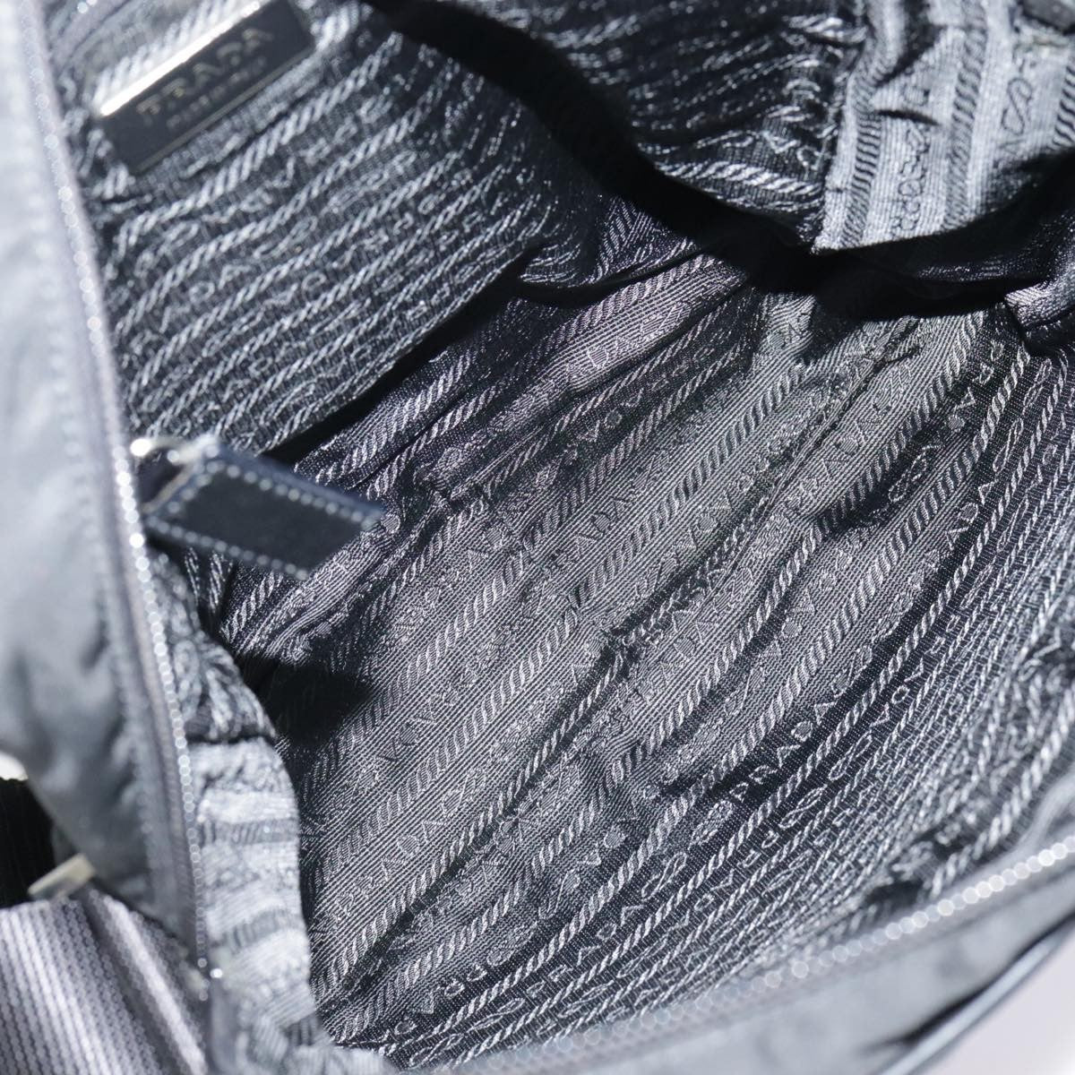 Prada Vintage Shoulder Bag Tessuto, BLACK, NYLON, Shoulder bag