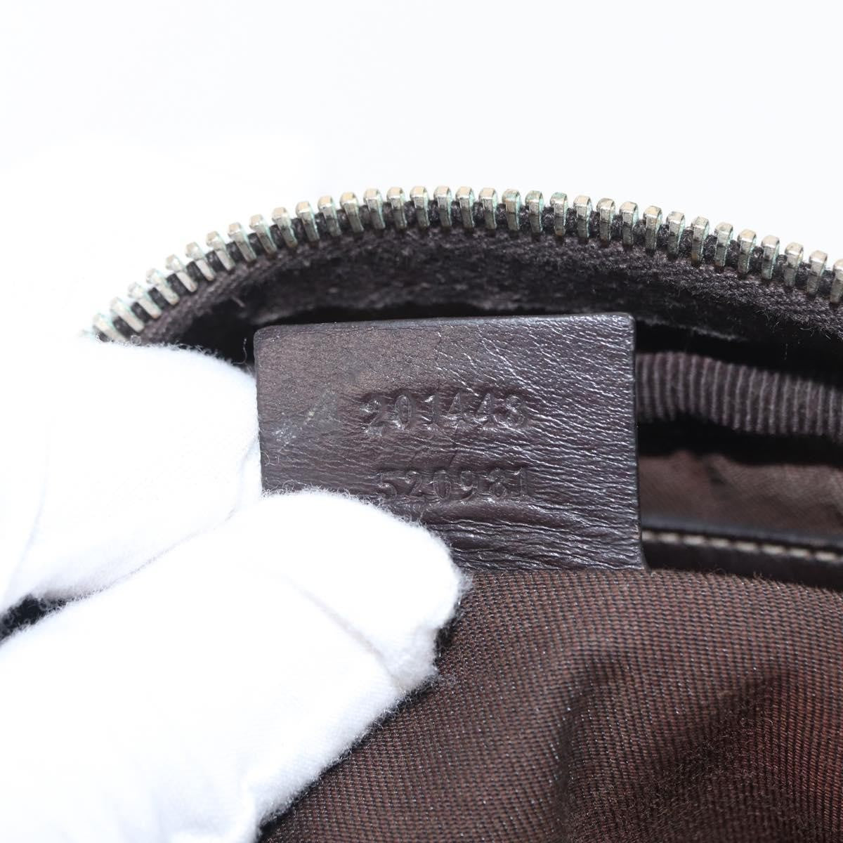 Gucci Front Zip Messenger GG Coated Canvas, BEIGE, CANVAS, Shoulder bag