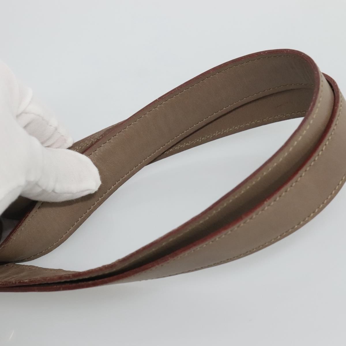 Celine Shoulder Bag Leather, BROWN, LEATHER, Shoulder bag