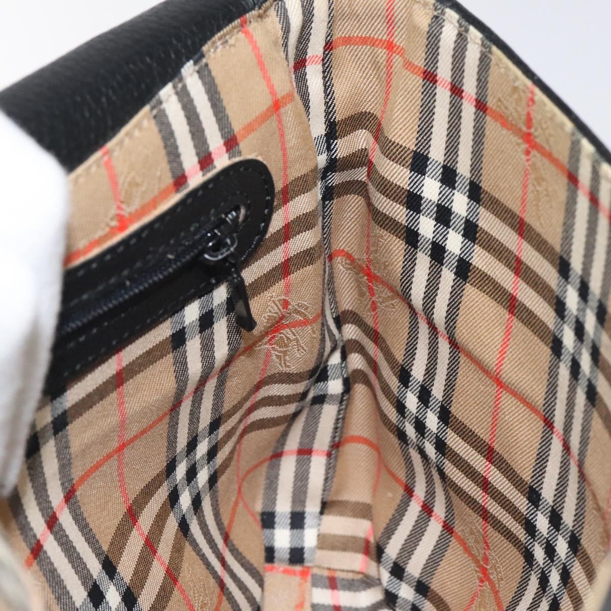 Burberry Flap Shoulder Bag Leather, BLACK, LEATHER, Shoulder bag