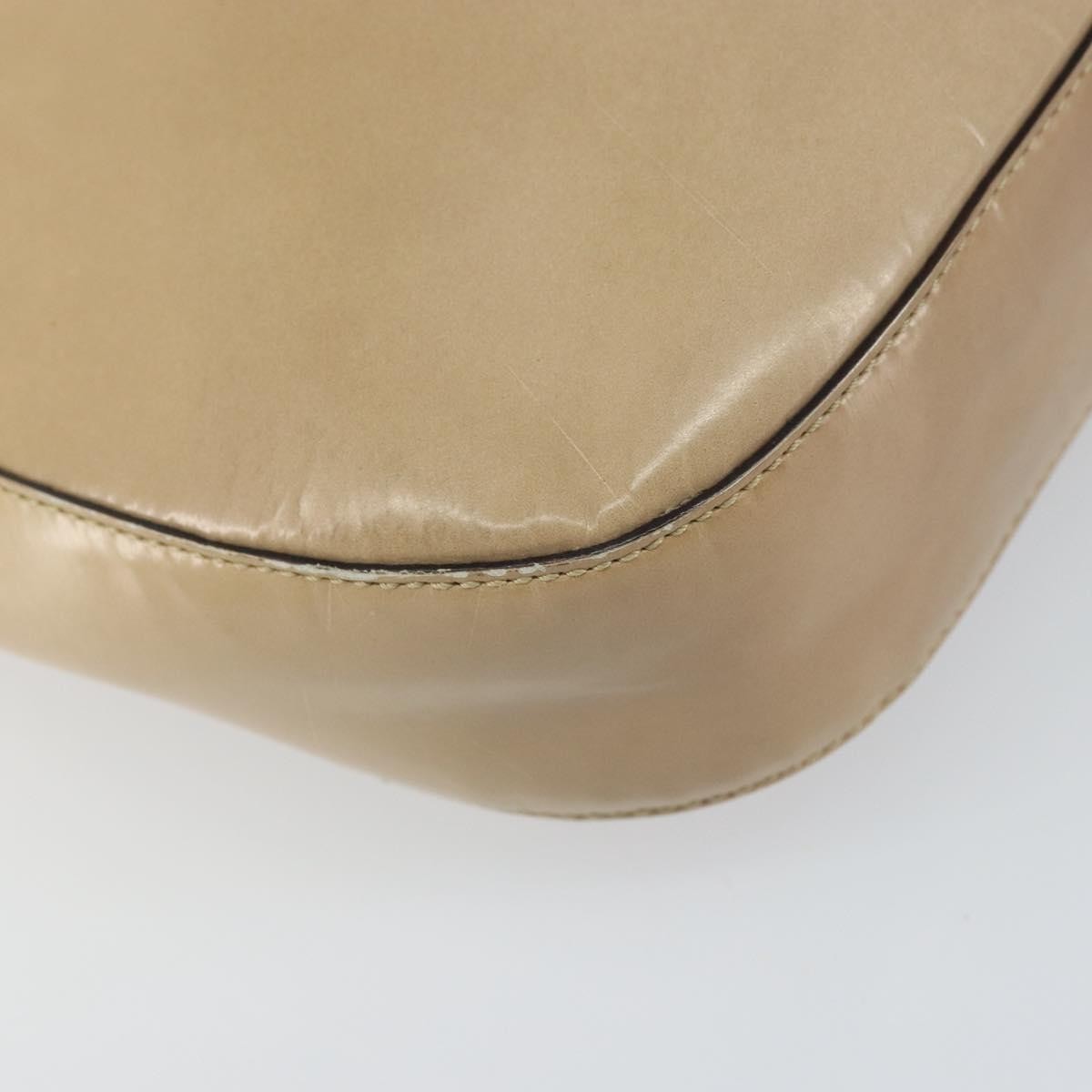 Prada Vintage Shoulder Bag Patent leather, BEIGE, PATENT_LEATHER, Shoulder bag