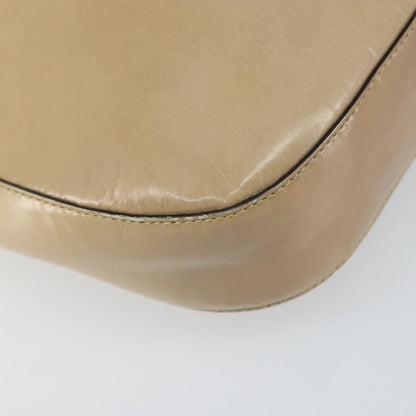 Prada Vintage Shoulder Bag Patent leather, BEIGE, PATENT_LEATHER, Shoulder bag