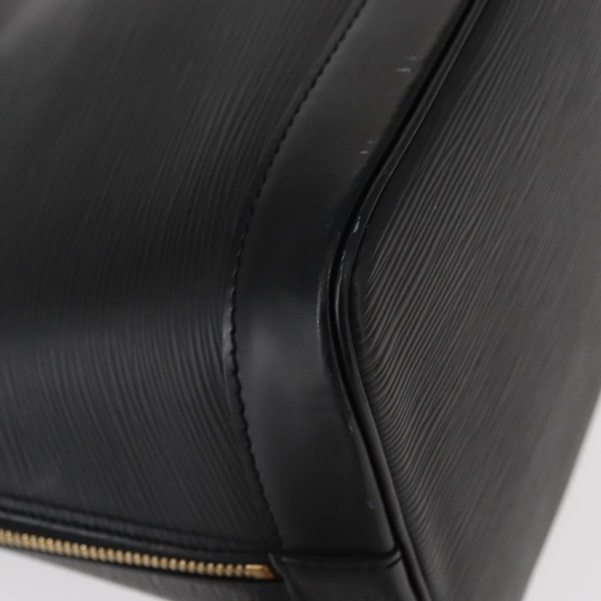 Louis Vuitton Alma Handbag Epi Leather, BLACK, LEATHER, Handbag