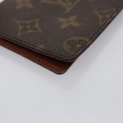 Louis Vuitton Vertical ID Card Holder Canvas, BROWN, CANVAS, Card Holders