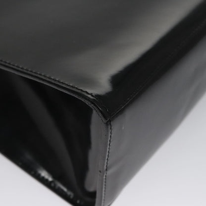 Salvatore Ferragamo Shopper Tote Patent Leather, BLACK, PATENT_LEATHER, Tote bag