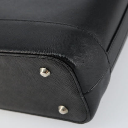 Burberry Vintage tote bag Leather, BLACK, LEATHER, Tote bag