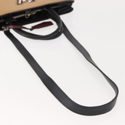 Louis Vuitton Twist Tote Epi Leather, BEIGE, LEATHER, Tote bag