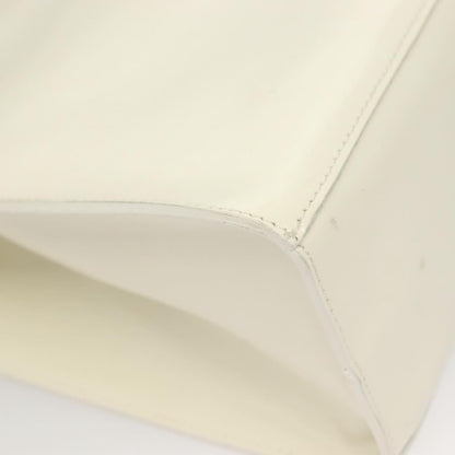 Salvatore Ferragamo Vintage Handbag Patent leather, WHITE, PATENT_LEATHER, Handbag