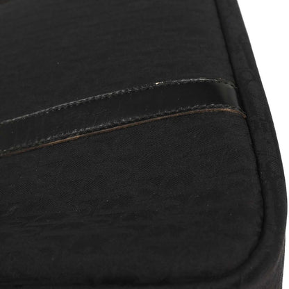 Christian Dior Vintage CD Trotter Handbag Canvas, BLACK, CANVAS, Handbag