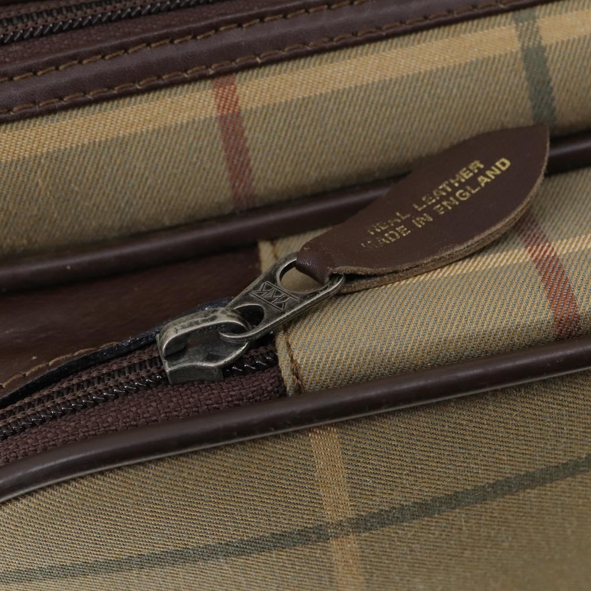 Burberry Nova check boston bag Canvas, BEIGE, CANVAS, Travel bag