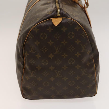 Louis Vuitton Keepall Bag Monogram Canvas, BROWN, CANVAS, Travel bag