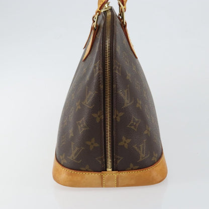 Louis Vuitton Alma Handbag Monogram Canvas, BROWN, CANVAS, Handbag