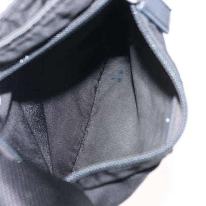 Prada Front Pocket Messenger Bag Tessuto, BLACK, NYLON, Shoulder bag