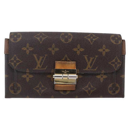 Louis Vuitton Elysee Wallet Monogram Canvas and Leather, CAMEL, CANVAS, Wallets