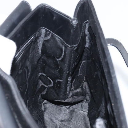 Salvatore Ferragamo Vala Shoulder Bag Leather, BLACK, LEATHER, Tote bag