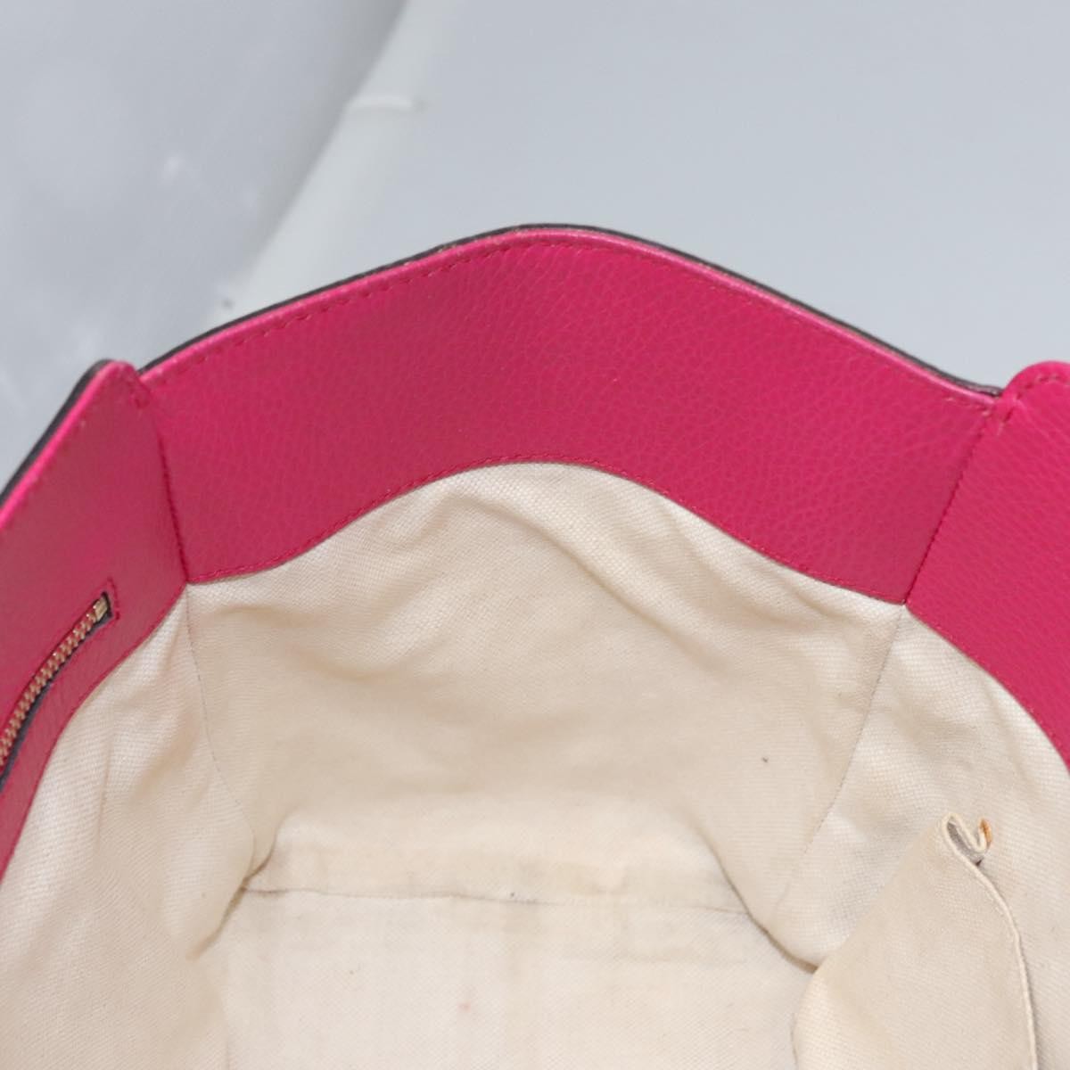 Gucci Swing Tote Leather, PINK, LEATHER, Tote bag