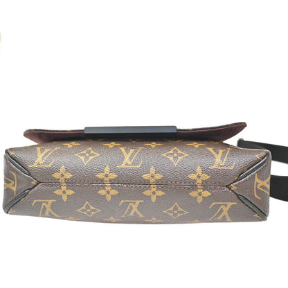 Louis Vuitton District Messenger Bag Macassar Monogram Canvas, BROWN, CANVAS, Shoulder bag