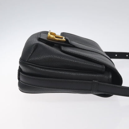 Gucci Vintage Shoulder Bag Leather, BLACK, LEATHER, Shoulder bag