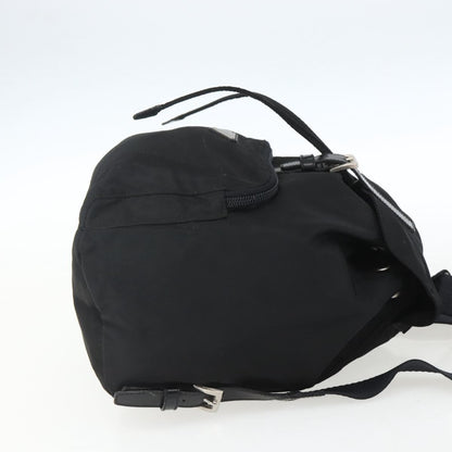Prada Front Pocket Backpack Tessuto, BLACK, NYLON, Backpack