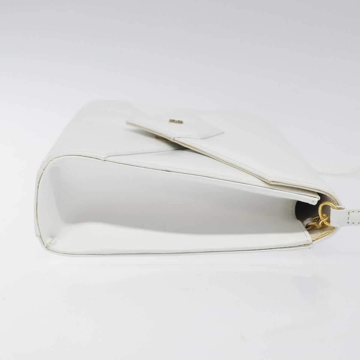 Givenchy Vintage 4G shoulder bag Leather, WHITE, LEATHER, Shoulder bag