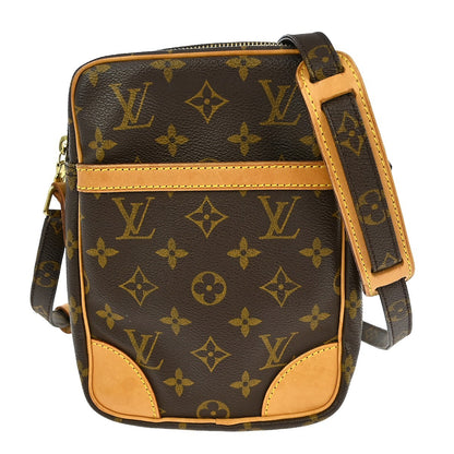Louis Vuitton Danube Handbag Monogram Canvas, BROWN, CANVAS, Shoulder bag