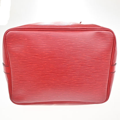 Louis Vuitton Petit Noe Handbag Epi Leather, RED, LEATHER, Shoulder bag