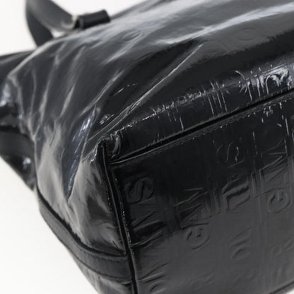 Salvatore Ferragamo Gancini Tote Patent leather, BLACK, PATENT_LEATHER, Tote bag