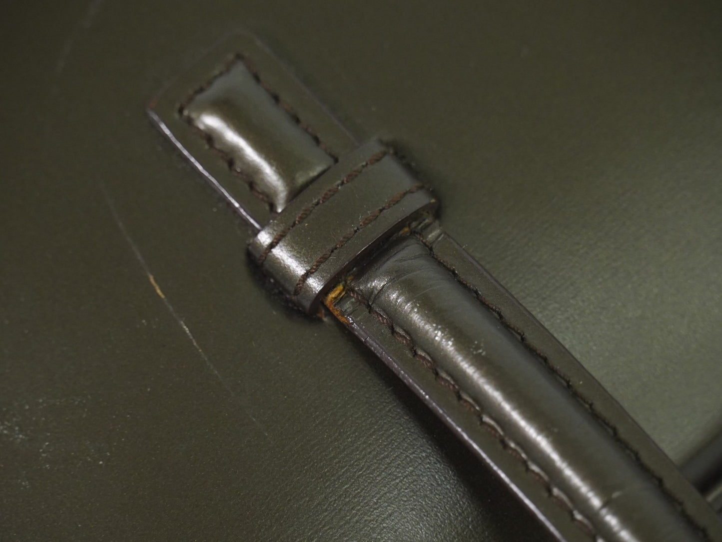 Loewe Postal Bag Leather, BROWN, LEATHER, Crossbody bag