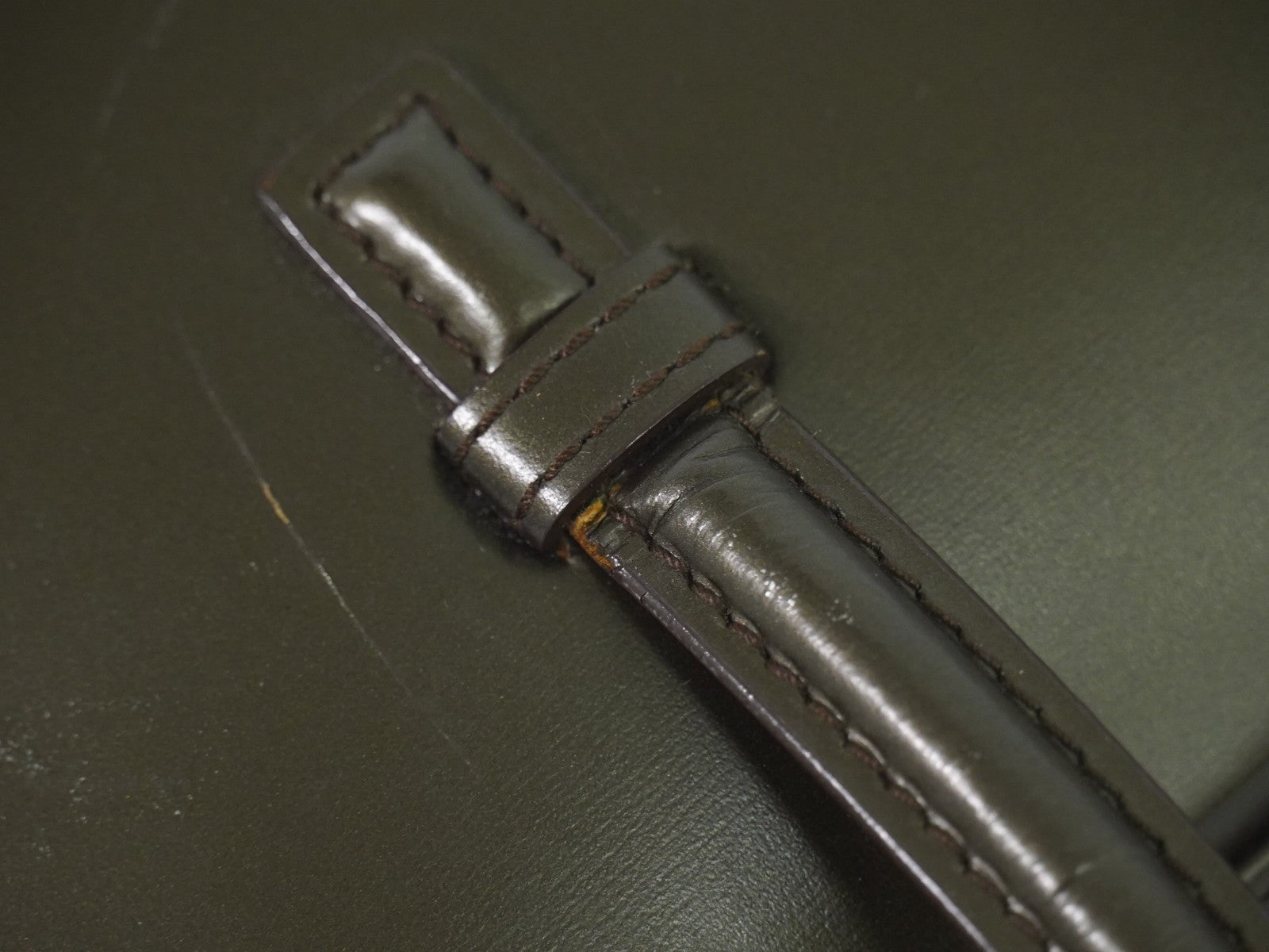 Loewe Postal Bag Leather, BROWN, LEATHER, Crossbody bag