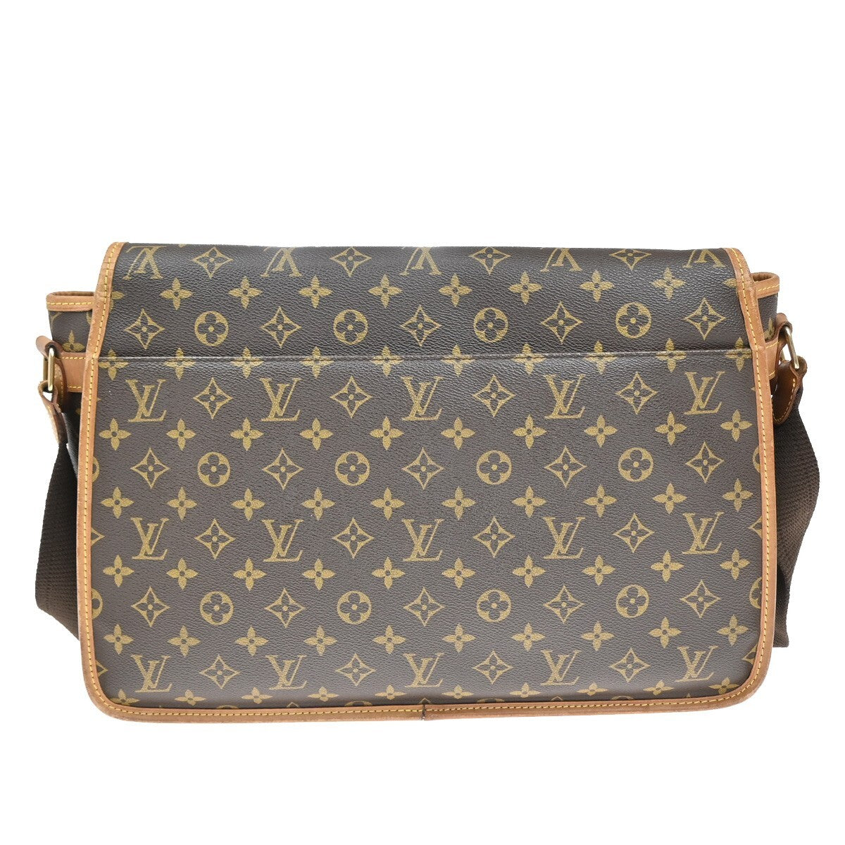Louis Vuitton Sac Gibeciere Messenger Bag Monogram Canvas, BROWN, CANVAS, Crossbody bag