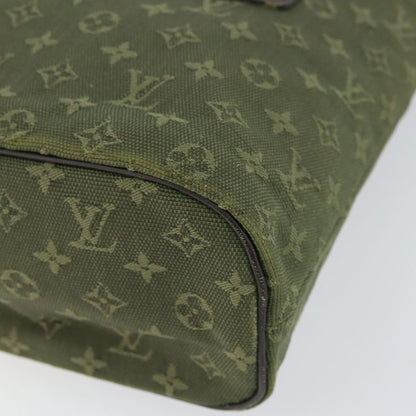 Louis Vuitton Lucille Handbag Mini Lin, KHAKI, CANVAS, Handbag