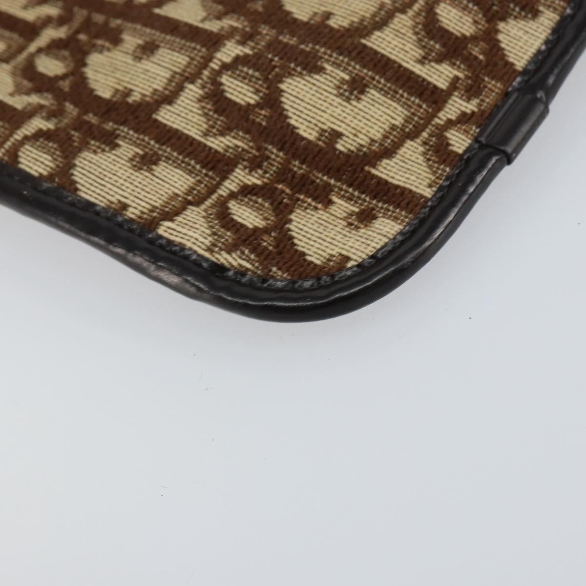 Christian Dior Trotter pouch Canvas, BEIGE, CANVAS, Clutche & pouche