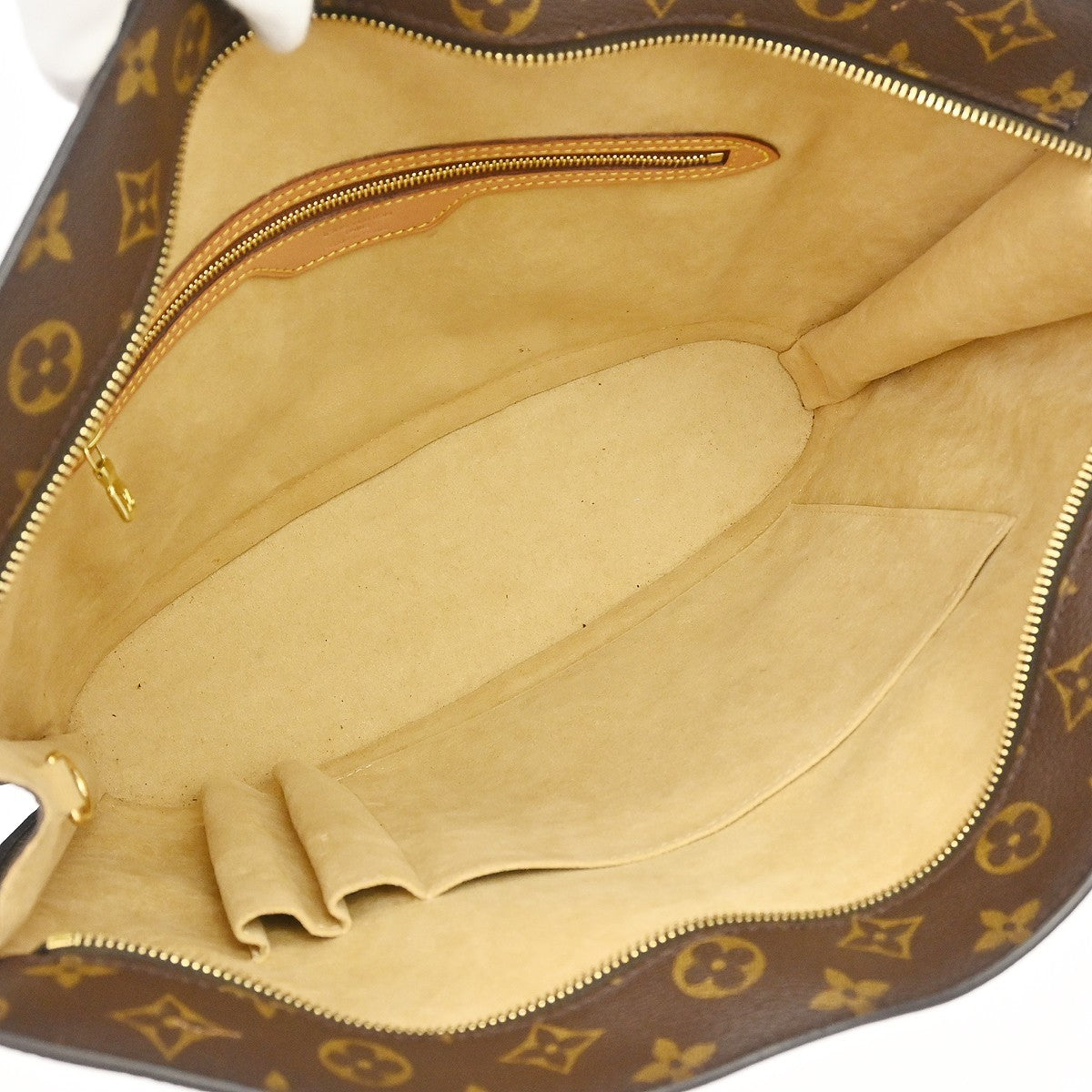 Louis Vuitton Babylone Handbag Monogram Canvas, Brown, Canvas, Tote Bag