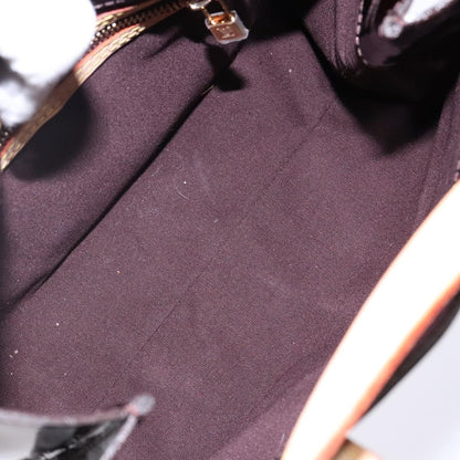 Louis Vuitton Reade Handbag Monogram Vernis, BURGUNDY, PATENT_LEATHER, Handbag