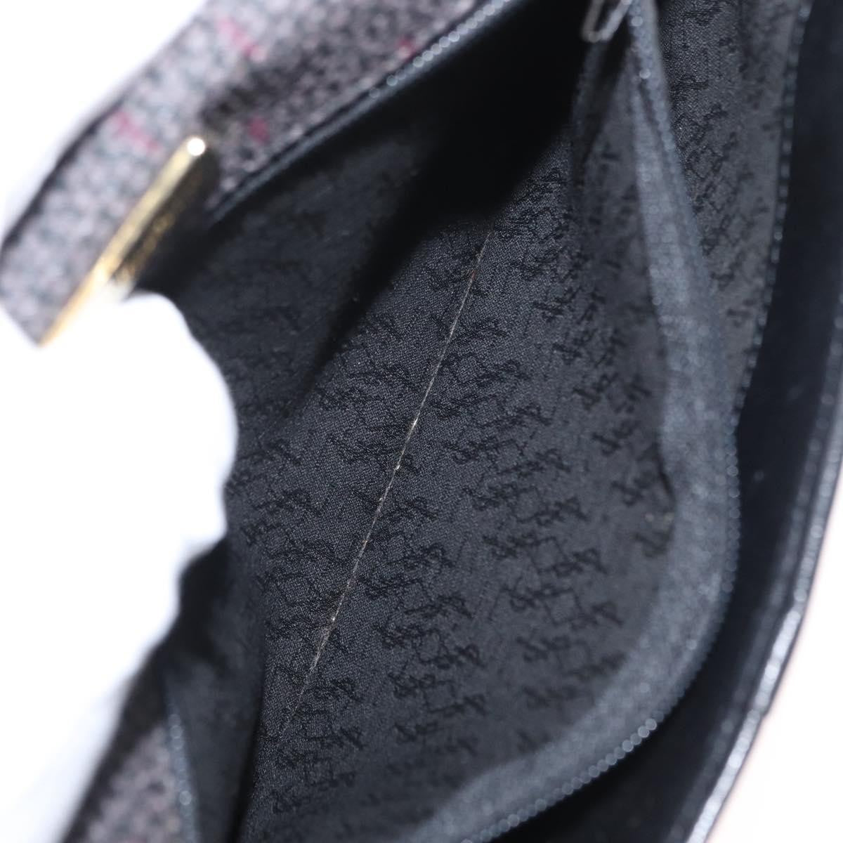 Saint Laurent Vintage Shoulder Bag Canvas, BLACK, CANVAS, Shoulder bag