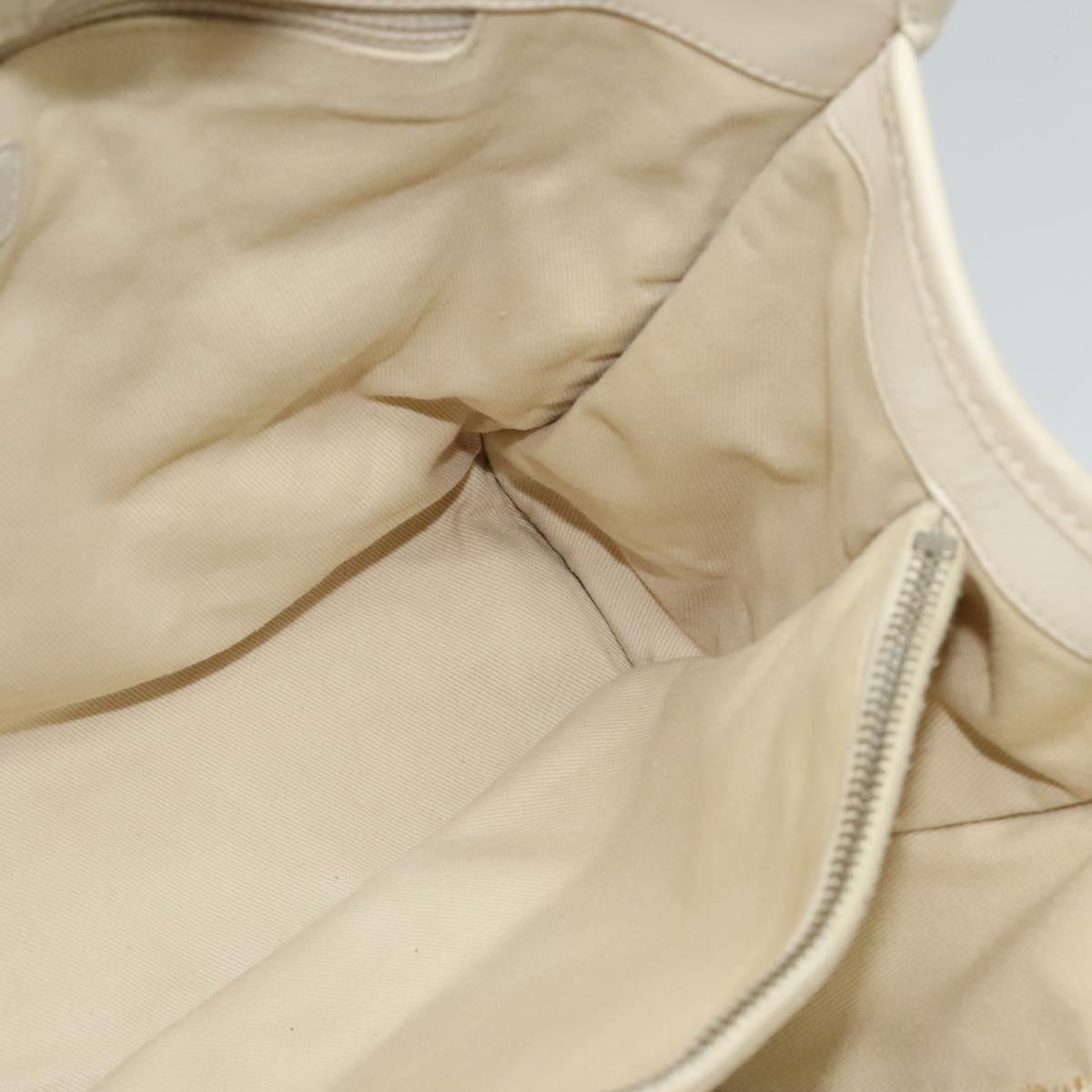 Chanel Deauville Tote Perforated leather, WHITE, LEATHER, Tote bag