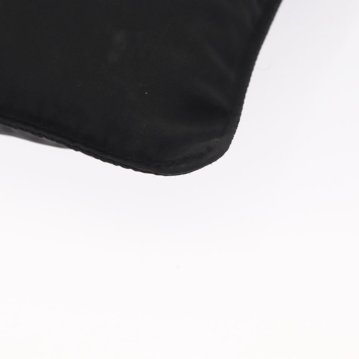 Prada Front Pocket Messenger Bag Tessuto, BLACK, NYLON, Shoulder bag