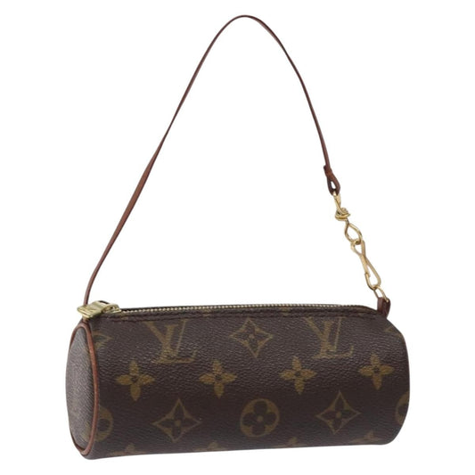 Louis Vuitton Papillon Pochette Monogram Canvas, BROWN, CANVAS, Handbag