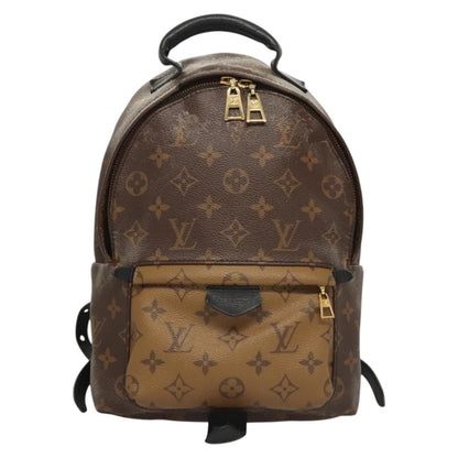 Louis Vuitton Palm Springs Backpack Reverse Monogram Canvas, BROWN, CANVAS, Backpack