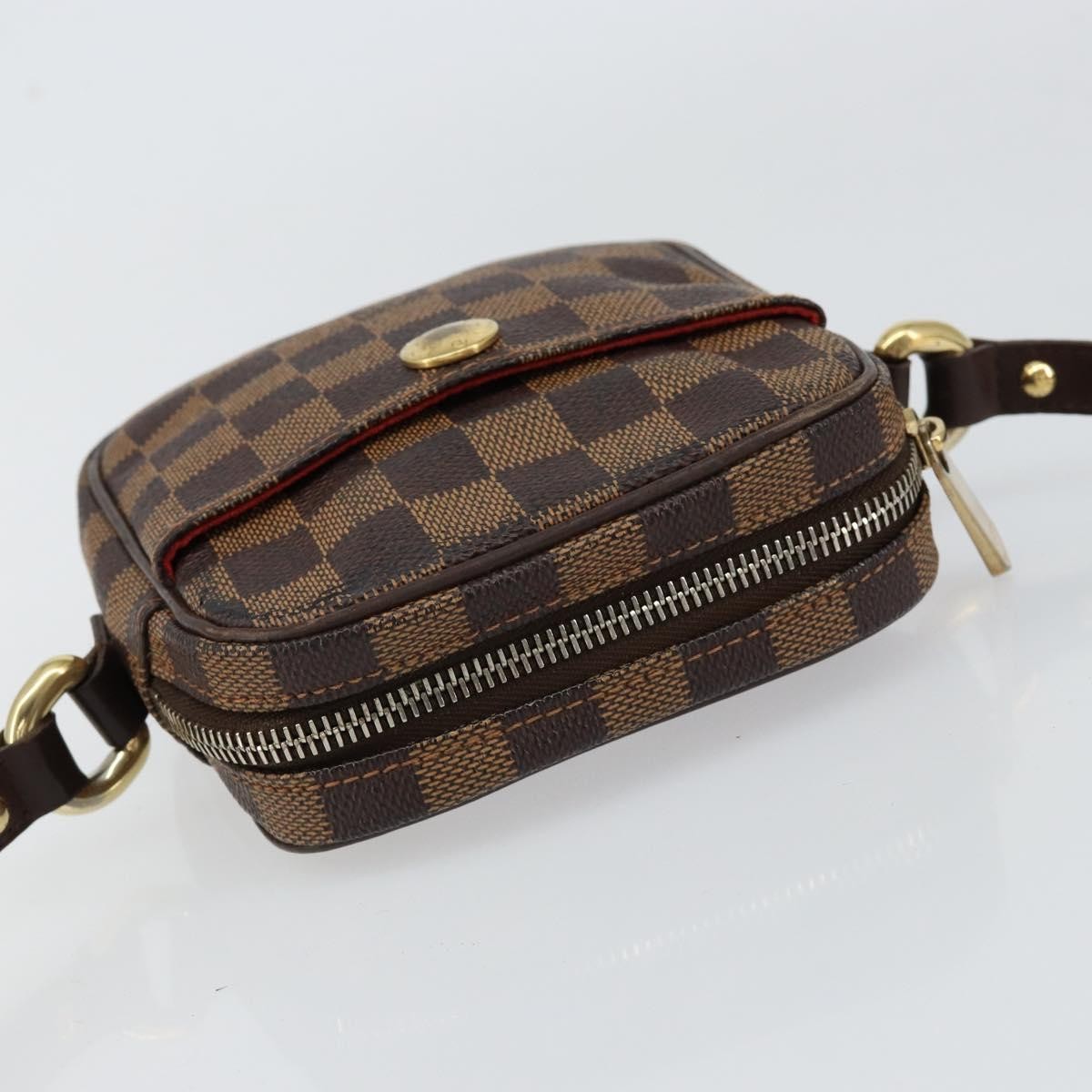 Louis Vuitton Rift Handbag Damier, BROWN, CANVAS, Shoulder bag
