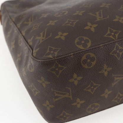 Louis Vuitton Looping Handbag Monogram Canvas, BROWN, CANVAS, Shoulder bag