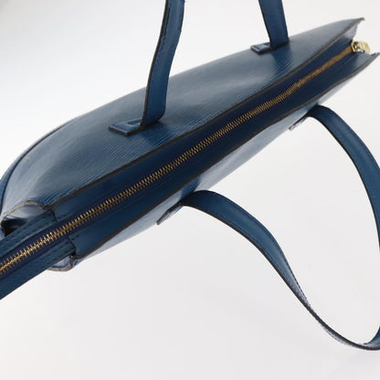 Louis Vuitton Saint Jacques Handbag Epi Leather, BLUE, LEATHER, Shoulder bag