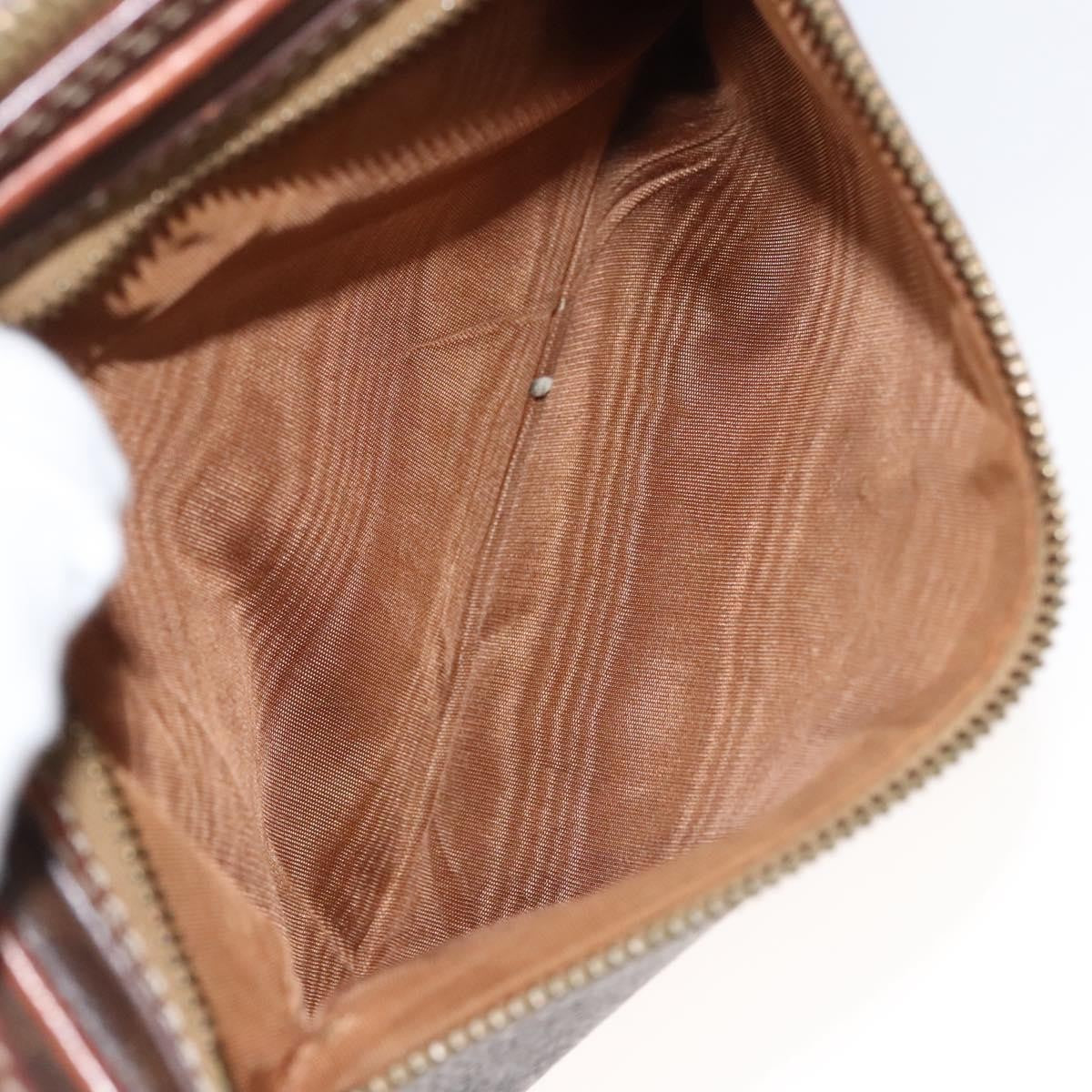 Celine Macadam Pochette Clutch, BROWN, CANVAS, Clutche & pouche