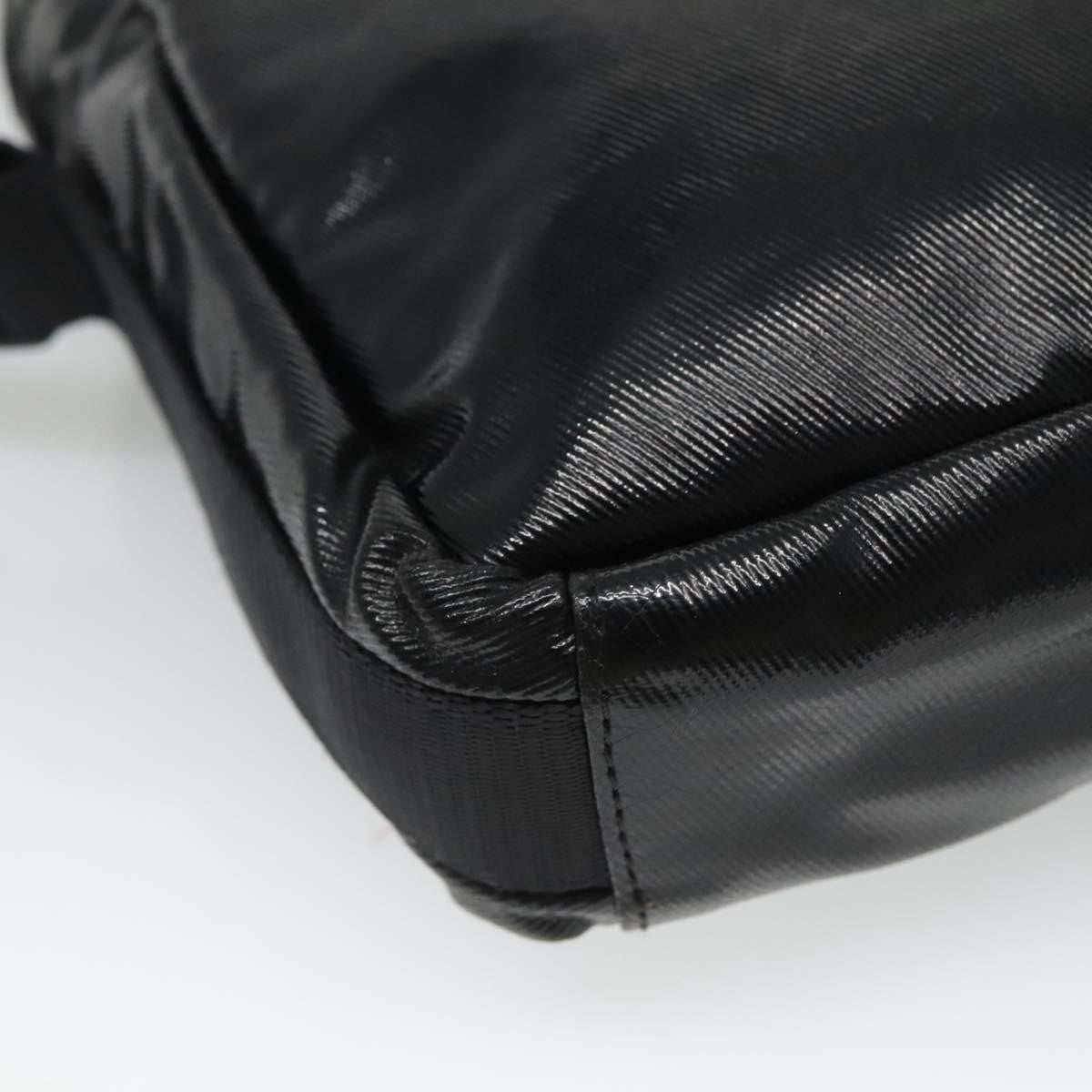 Chanel sports shoulder bag Coco mark, BLACK, CANVAS, Shoulder bag